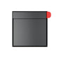 TOWN SQUARE Mailbox by Bravios - Large capacity black mailbox (without post)