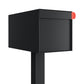 TOWN SQUARE Mailbox by Bravios - Large capacity mailbox with post - Black