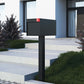 Post for TOWN SQUARE Mailbox by Bravios - in black, white, anthracite and gray