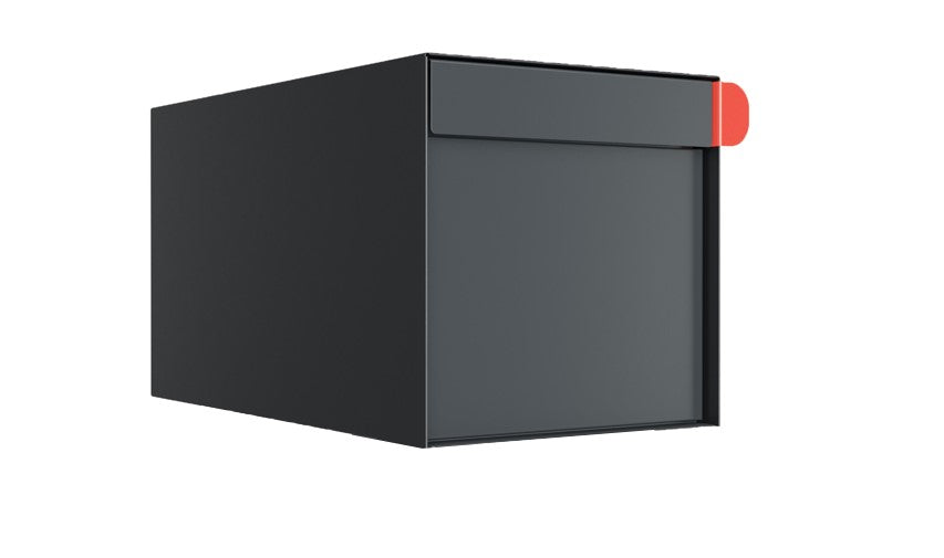 TOWN SQUARE Mailbox by Bravios - Large capacity anthracite mailbox (without post)