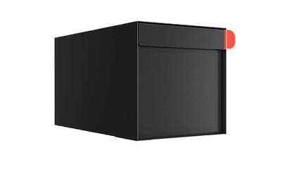 TOWN SQUARE Mailbox by Bravios - Large capacity black mailbox (without post)