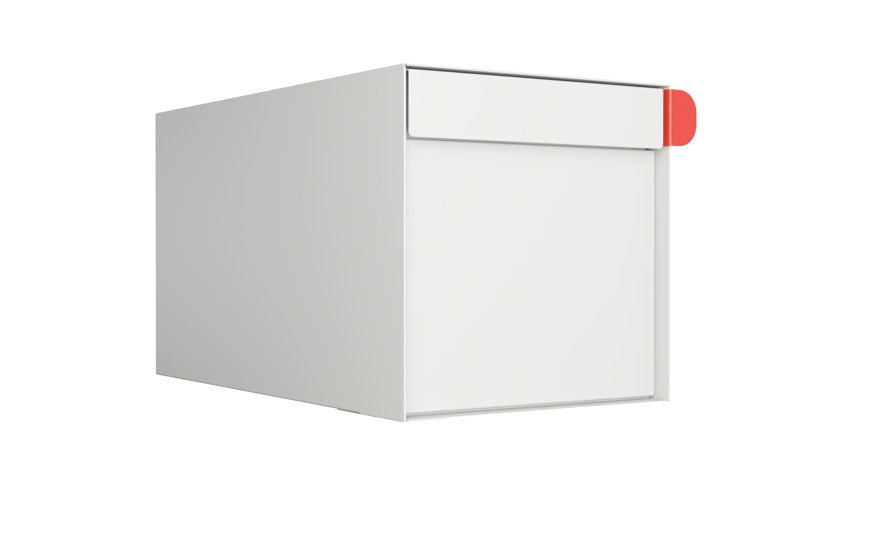 TOWN SQUARE Mailbox by Bravios - Large capacity white mailbox (without post)