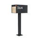 Adhesive street numbers for mailboxes in white