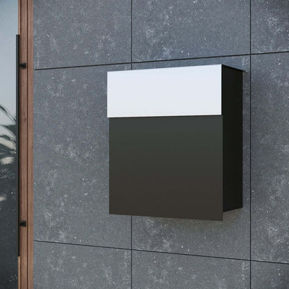 ALTO by Bravios - Modern wall-mounted white mailbox