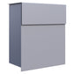 ALTO by Bravios - Modern wall-mounted gray mailbox