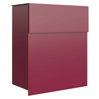 ALTO by Bravios - Modern wall-mounted red mailbox