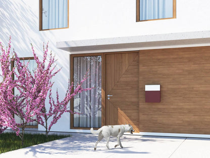 ALTO by Bravios - Modern wall-mounted white mailbox