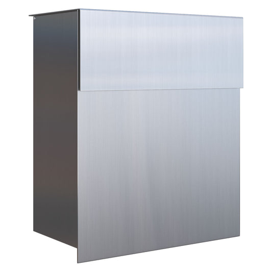 ALTO by Bravios - Modern wall-mounted stainless steel mailbox