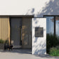 BARI by Bravios - Modern built-in gray mailbox