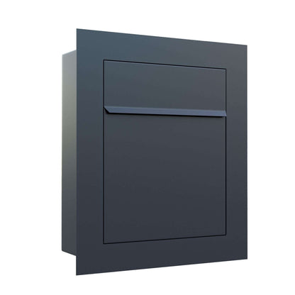 BARI by Bravios - Modern built-in anthracite mailbox
