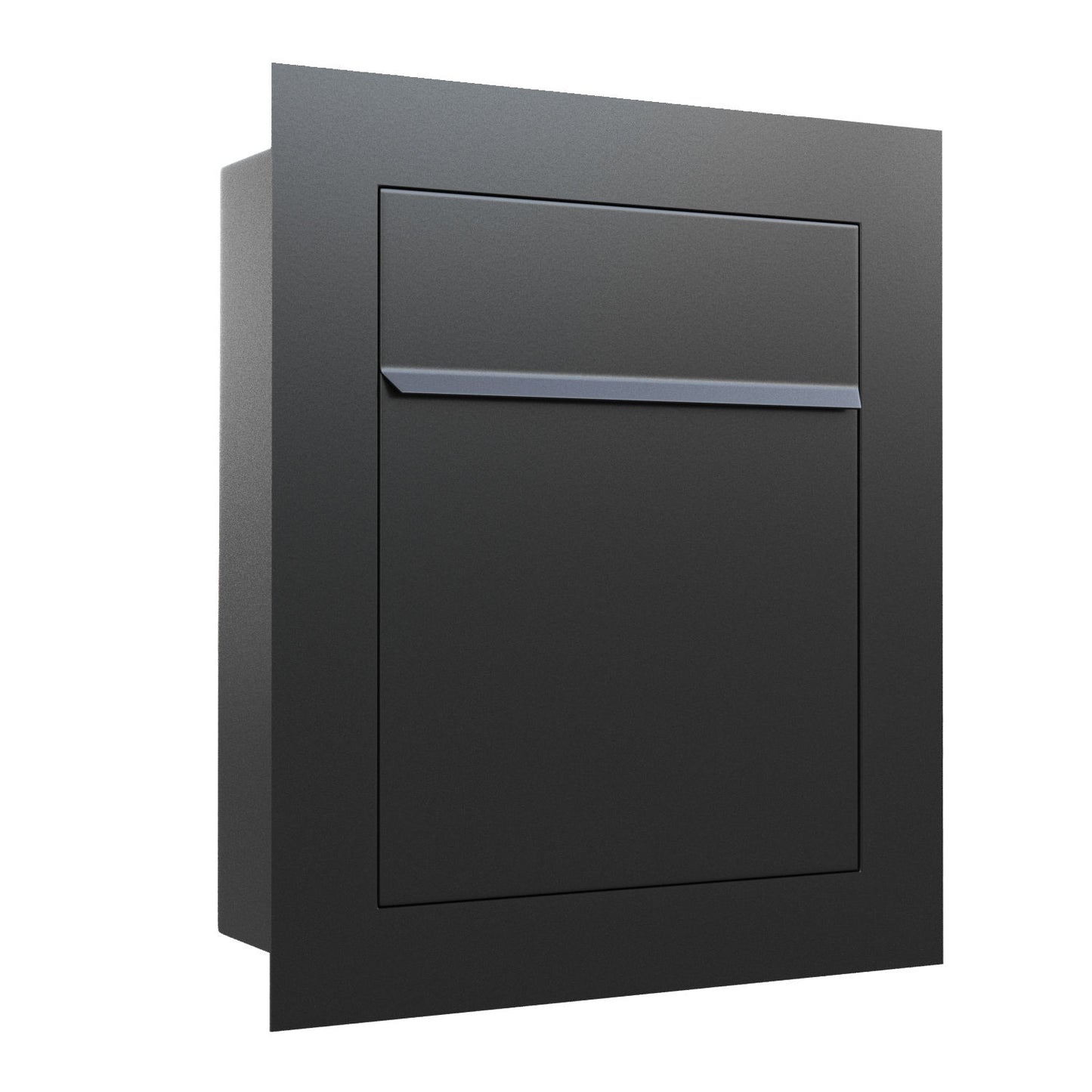 BARI by Bravios - Modern built-in black mailbox