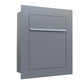 BARI by Bravios - Modern built-in gray mailbox
