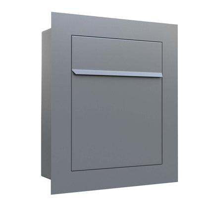 BARI by Bravios - Modern built-in gray mailbox