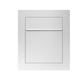 BARI by Bravios - Modern built-in white mailbox
