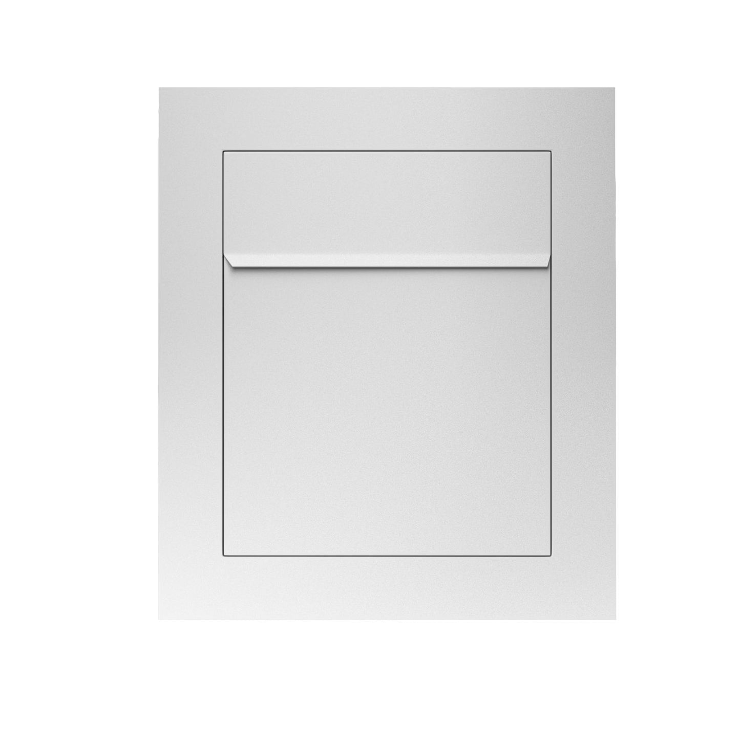 BARI by Bravios - Modern built-in white mailbox