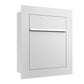 BARI by Bravios - Modern built-in white mailbox