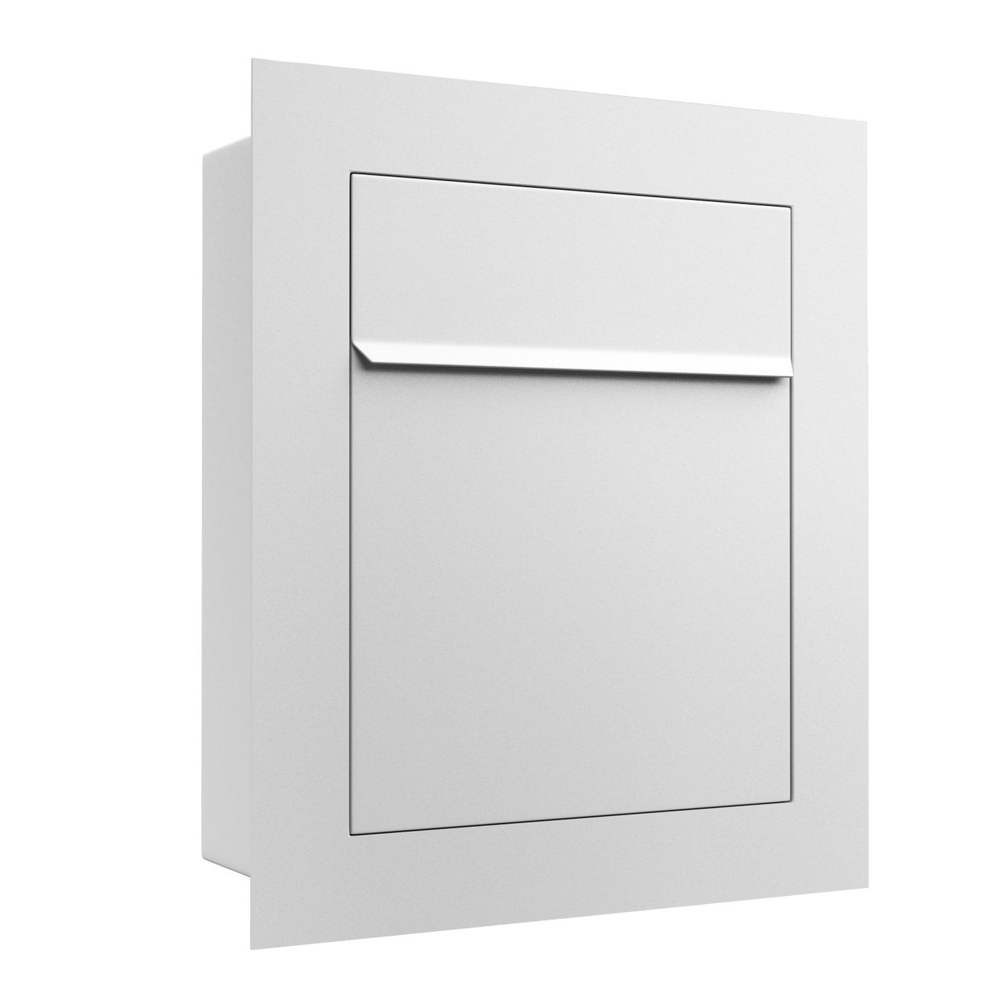 BARI by Bravios - Modern built-in white mailbox