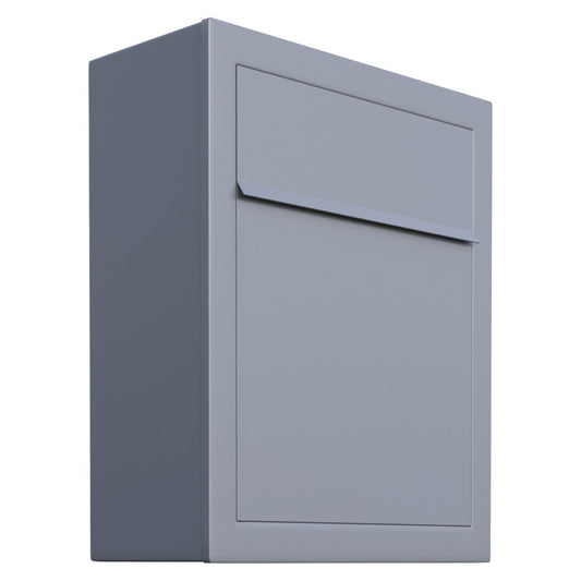 BASE by Bravios - Modern wall-mounted gray mailbox