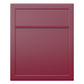 BASE by Bravios - Modern wall-mounted red mailbox