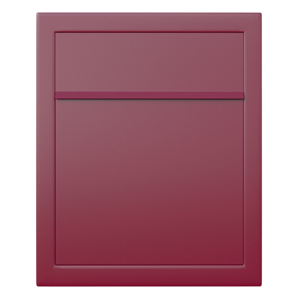 BASE by Bravios - Modern wall-mounted red mailbox