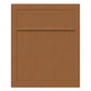 BASE by Bravios - Modern wall-mounted rust mailbox