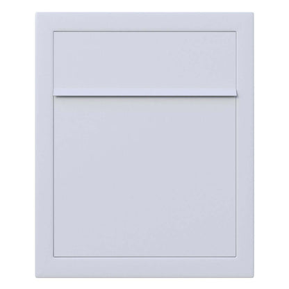BASE by Bravios - Modern wall-mounted white mailbox