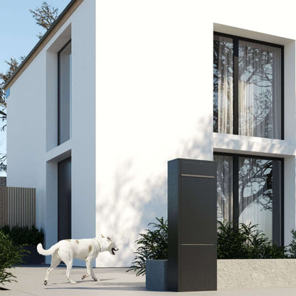 BIG BOX by Bravios - Modern stand-alone white mailbox