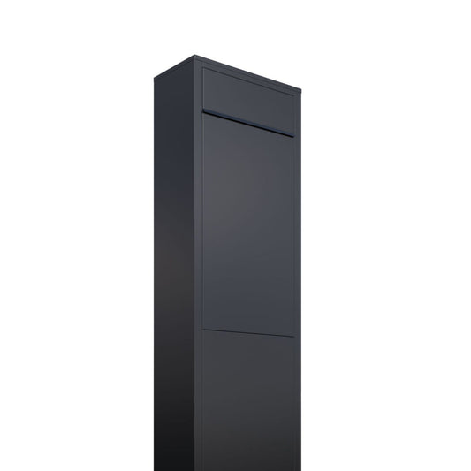 BIG BOX by Bravios - Modern stand-alone black mailbox