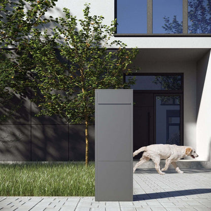BIG BOX by Bravios - Modern stand-alone white mailbox