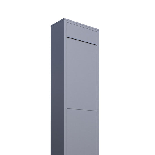 BIG BOX by Bravios - Modern stand-alone gray mailbox