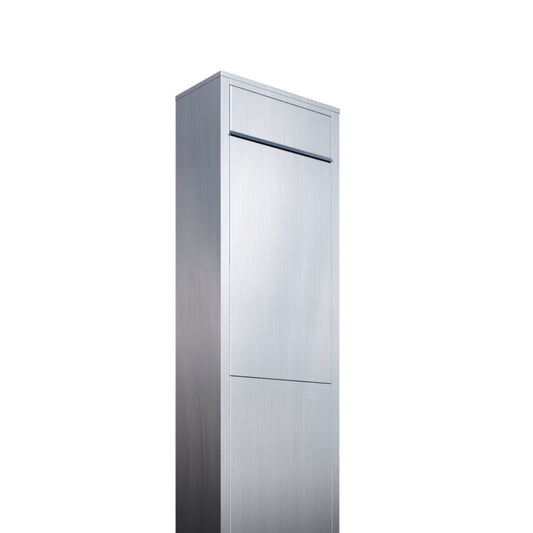 BIG BOX by Bravios - Modern stand-alone mailbox in stainless steel