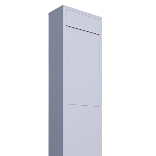 BIG BOX by Bravios - Modern stand-alone white mailbox