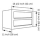 CUBE 2 by Bravios - Modern wall-mounted 2-unit black mailbox