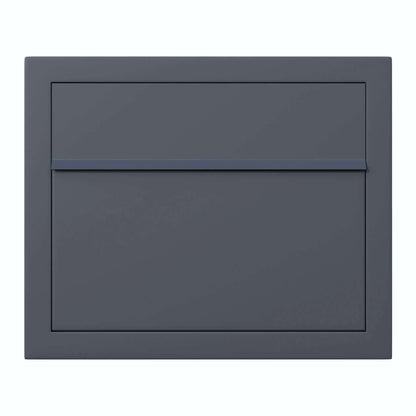 ELEGANCE by Bravios - Modern wall-mounted anthracite mailbox