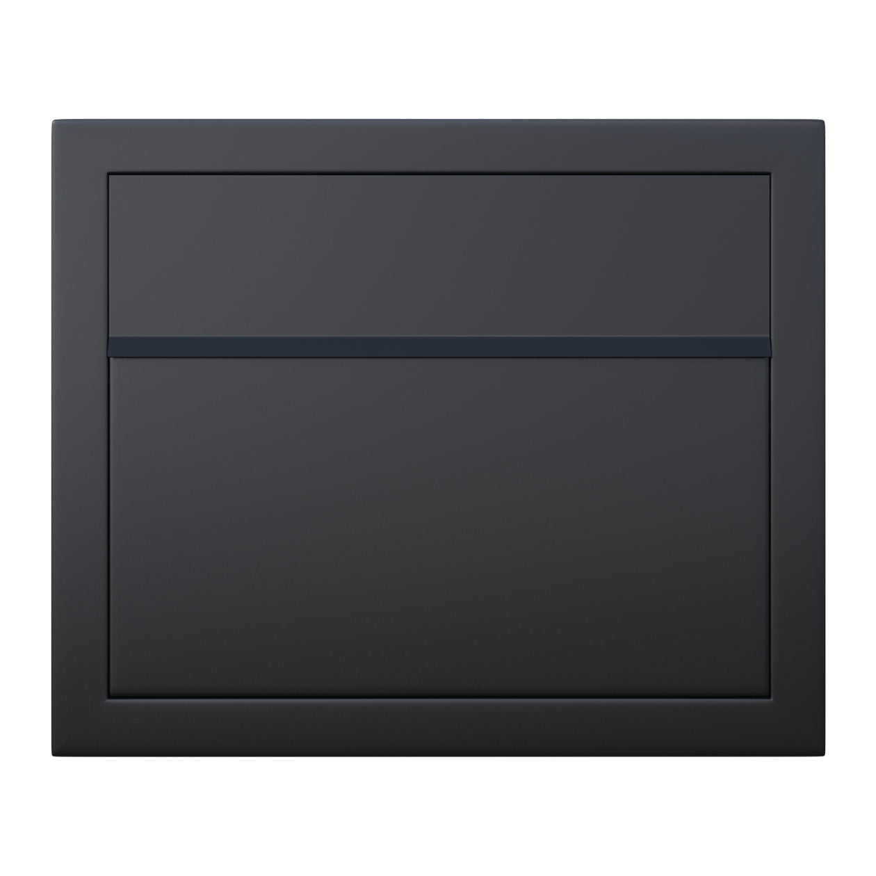 ELEGANCE by Bravios - Modern wall-mounted black mailbox