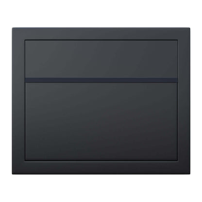 ELEGANCE by Bravios - Modern wall-mounted black mailbox