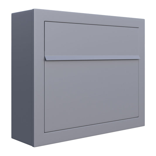 ELEGANCE by Bravios - Modern wall-mounted gray mailbox