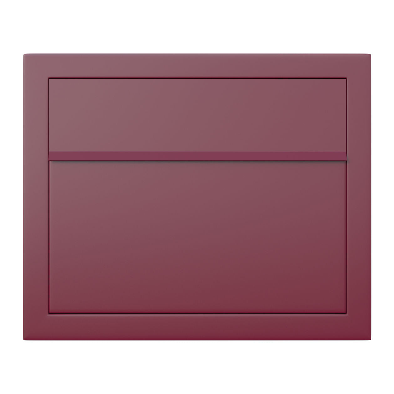ELEGANCE by Bravios - Modern wall-mounted red mailbox