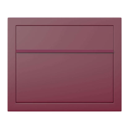 ELEGANCE by Bravios - Modern wall-mounted red mailbox