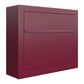 ELEGANCE by Bravios - Modern wall-mounted red mailbox