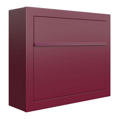 ELEGANCE by Bravios - Modern wall-mounted red mailbox
