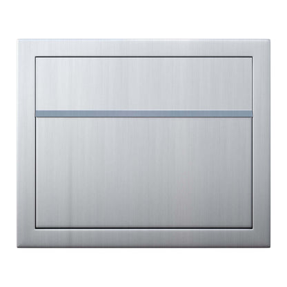 ELEGANCE by Bravios - Modern wall-mounted stainless steel mailbox