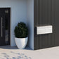 ELEGANCE by Bravios - Modern wall-mounted gray mailbox