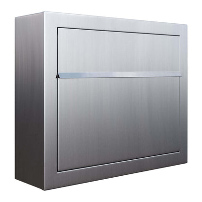 ELEGANCE by Bravios - Modern wall-mounted stainless steel mailbox