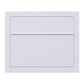 ELEGANCE by Bravios - Modern wall-mounted white mailbox