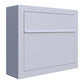 ELEGANCE by Bravios - Modern wall-mounted white mailbox