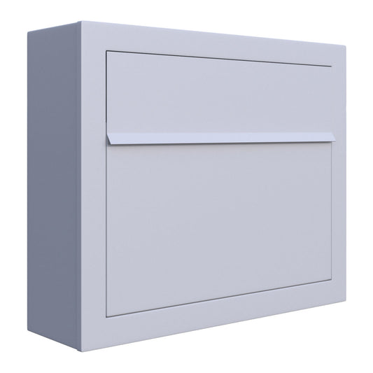 ELEGANCE by Bravios - Modern wall-mounted white mailbox