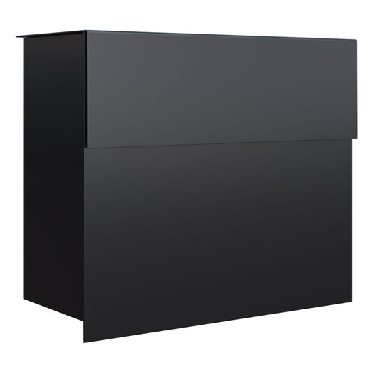 MOLTO by Bravios - Modern wall-mounted black mailbox