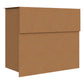MOLTO by Bravios - Modern wall-mounted rust mailbox