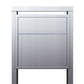 SOPRANO by Bravios - Modern post-mounted stainless steel mailbox